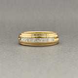 Estate 14K Y Gold 0.67ctw G-H/SI1-2 Diamond Anniversary Ring