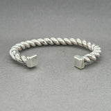 Estate SS Twisted Cuff Bracelet