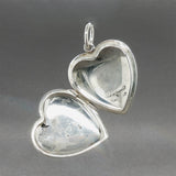 Estate Tiffany & Co. SS Heart Locket Pendant