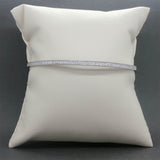 Estate 14K W Gold 1.03ctw G-H/SI2-I1 Diamond Bangle Bracelet