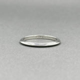 Estate Tiffany & Co. Platinum Knife Edge Ring