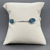 Estate Ippolita SS Quartz Rock Candy Bangle Bracelet