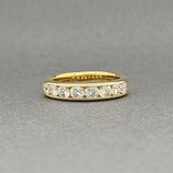 Estate 18K Y Gold 1.19ctw H/SI1-2 Diamond Anniversary Ring