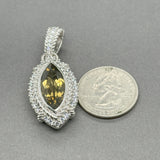 Estate Judith Ripka SS CZ Enhancer Pendant