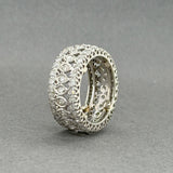 Estate 14K W Gold 1.73ctw H-I/SI1-2 Diamond Eternity Ring