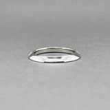 Estate 14K W Gold 0.30ctw One Sided Pave Diamond Ring