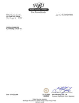 Estate 14K W Gold Art Deco 0.47ctw Sapphire & 0.06ctw Diamond Ring