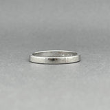 Estate 14K W Gold 2.44mm Polished Ring