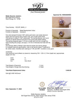 Estate 14K Y Gold 0.14ct H/I1 Diamond Single Stud Earring