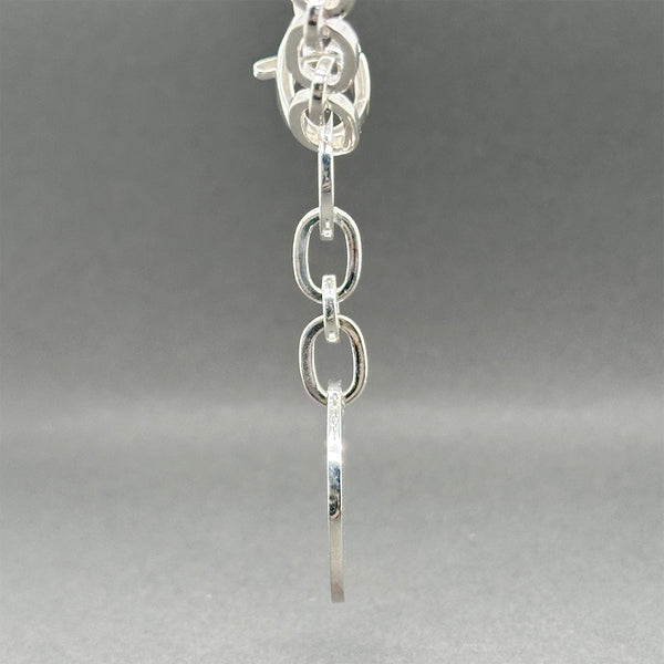 Estate Gucci SS Round Tag Necklace