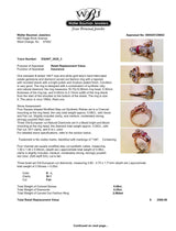 Estate 14K R Gold 0.08ctw Lab-Created Ruby & 0.25ctw Diamond Ring