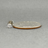 Estate 14K W Gold 0.12ct H/SI2 Diamond Single Stud Earring