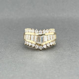 Estate 14K Y Gold 2.22ctw G/SI1-2 Diamond Cocktail Ring