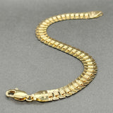 Estate 18K Y Gold Fancy Link Bracelet