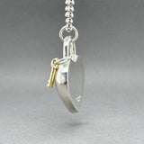 Estate Tiffany & Co. SS 18 Padlock Pendant