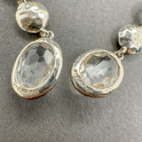 Estate Ippolita SS 6.08ctw Quartz Dangle Earrings