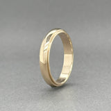 Estate 14K Y Gold Stepped 3.97mm Ring