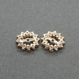 Estate 14K Y Gold 0.42ctw Diamond Earring Jackets