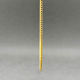 Estate 22K R Gold 1.19mm 20” Box Chain