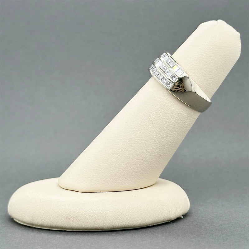 Estate 18K W Gold 1.06ctw Diamond Ring