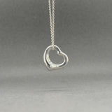 Estate Tiffany & Co. Peretti SS 16mm Open Heart Pendant