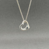 Estate Tiffany & Co. Peretti SS Mini Open Heart Pendant