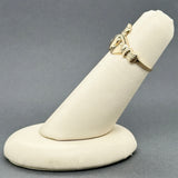 Estate 14K Y Gold Diamond Claddagh Ring