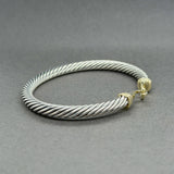 Estate David Yurman SS 14 Buckle Bangle Bracelet