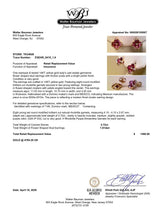 Estate 14K Y Gold 2.72ctw Garnet Clover Stud Earrings