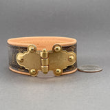 Estate Louis Vuitton Gold Plated “Save it” Bracelet