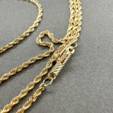 Estate 14K Y Gold 1.5mm 24” Rope Chain