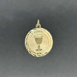Estate 14K Y Gold Communion Charm