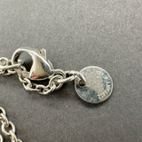 Estate Tiffany & Co. SS Barrel Bead Necklace