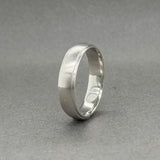 Estate Platinum 5.7mm Satin Stepped Ring