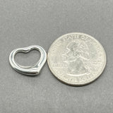 Estate Tiffany & Co. Peretti SS 16mm Open Heart Pendant