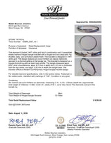 Estate 14K W Gold 0.68ctw I/SI1 Diamond Bangle Bracelet