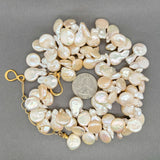 Estate YGP SS Keshi Freshwater Pearl 21” Necklace
