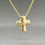 Estate 14K Y Gold Cross Pendant