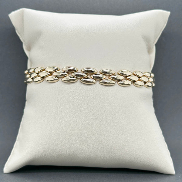 Estate 14K Y Gold 7.94mm Link Bracelet