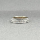 Estate 18K W Gold 0.53ctw H-I/VS2-SI1 Diamond Ring