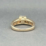 Estate 14K Y Gold 1.48ctw G-H/SI2-I1 Diamond Eng. Ring