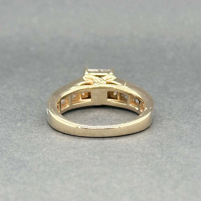 Estate 14K Y Gold 1.48ctw G-H/SI2-I1 Diamond Eng. Ring