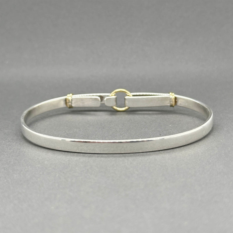 Estate Tiffany & Co. SS 18 Hook & Eye Bracelet