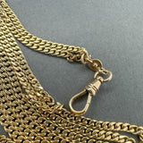 Estate 14K Y Gold 2.5mm 46.5” Curblink Watch Fob Chain