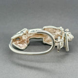 Estate SS Panther Cuff Bracelet