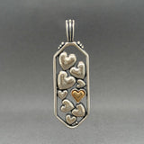Estate SS 14 Heart Bar Pendant