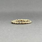 Estate 14K Y Gold 2.72mm Twisted Ring