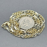 Estate 14K TT Gold 4.02mm Fancy Mariner Chain