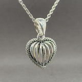 Estate Lagos SS 18 Fluted Heart Pendant
