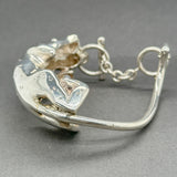 Estate SS Panther Cuff Bracelet